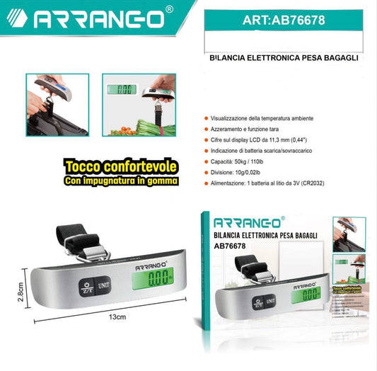 ARRANGO bilancia elettronica pesa bagagli ART:AB76678