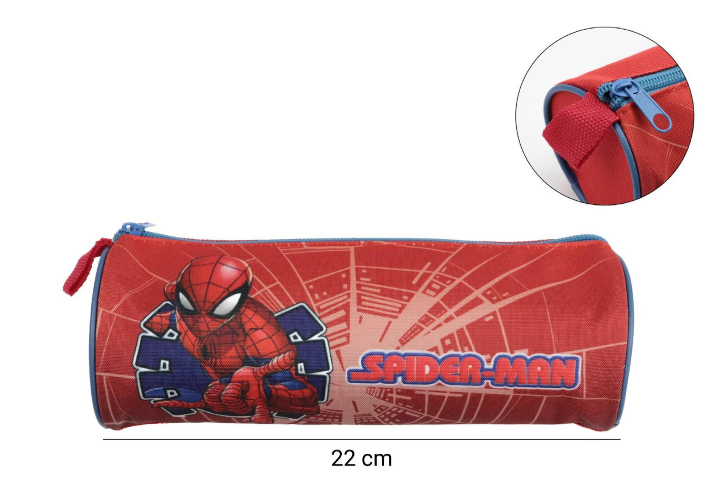 ASTUCCIO spiderman tombolino 23x8cm