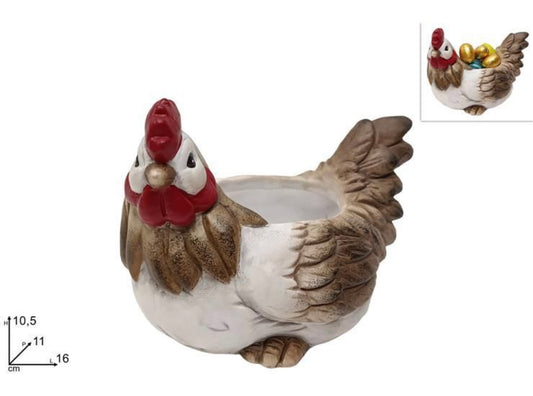 PASQUA gallina 10,5cm porta uova