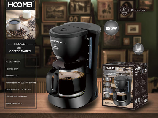 HOOMEI Macchina per caffè mod.HM-5760