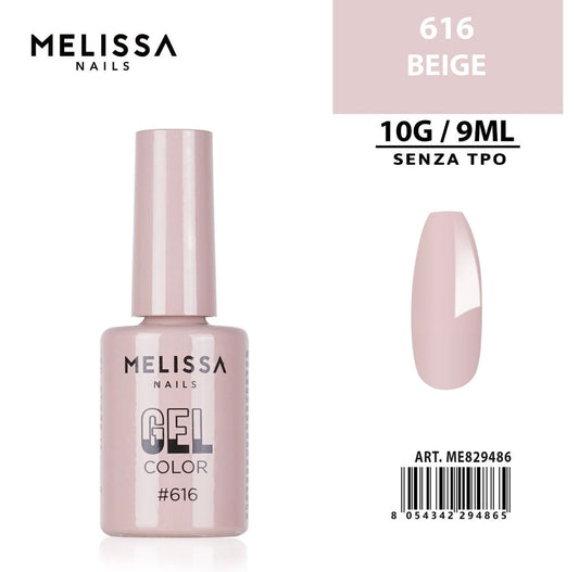 MELISSA SMALTO GEL UNGHIE 9ML N.616 BEIGE