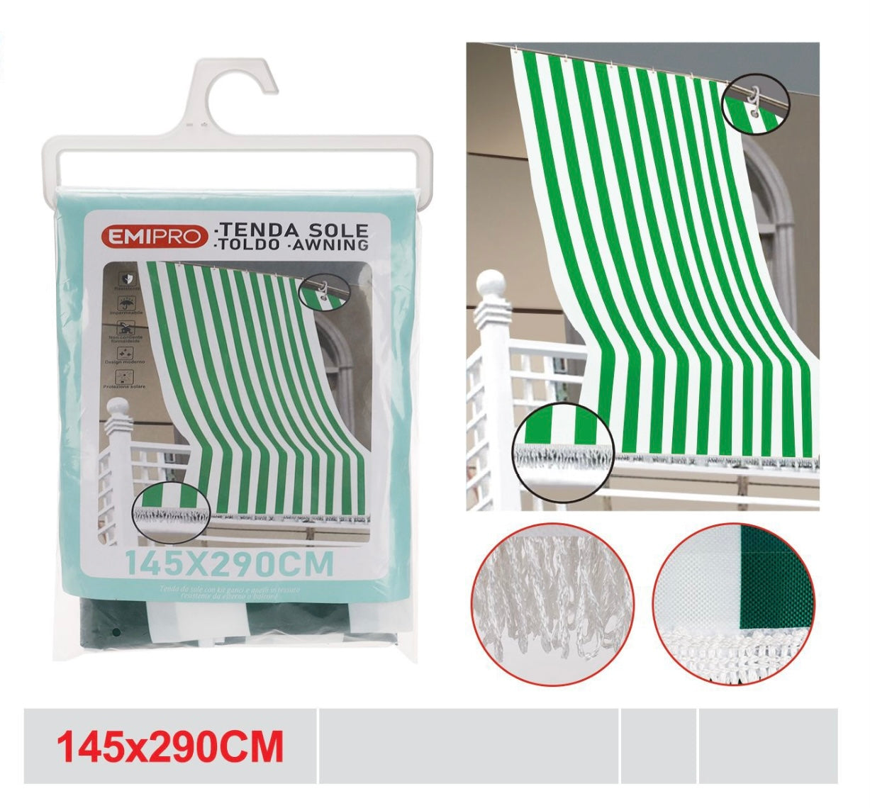 EMI  TENDA SOLE 145*290CM