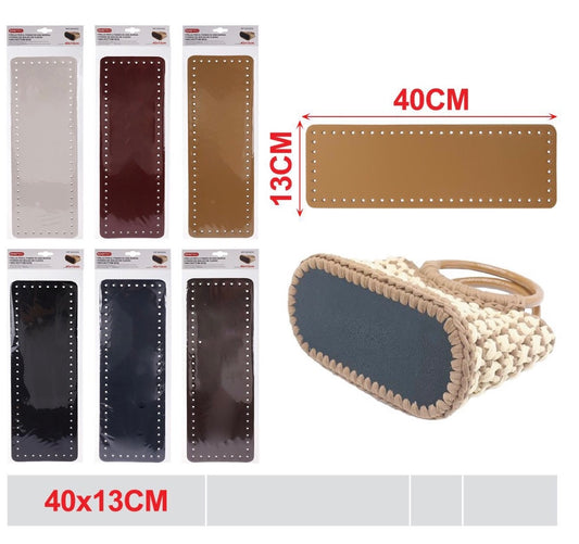 PELLE per il fondo di una borse 40x13cm