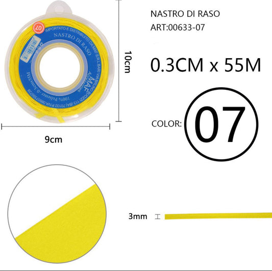 NASTRO di raso 0,3cmx55m 07
