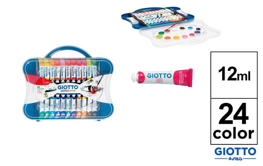 GIOTTO EXTRA FINE tempera tubo 12ml 24color