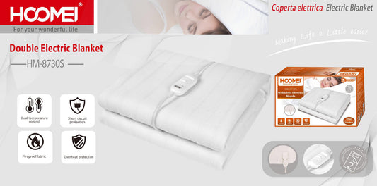 HOOMEI scaldaletto elettrico singolo HM-8730S