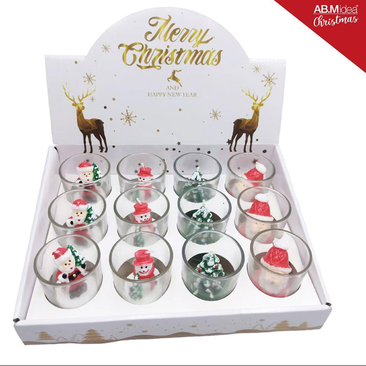 NATALIZIA bicchierino  candela natale