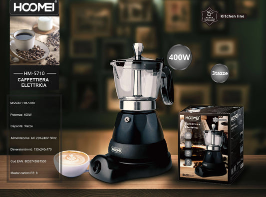 HOOMEI Caffettiera elettrica mod.HM-5710