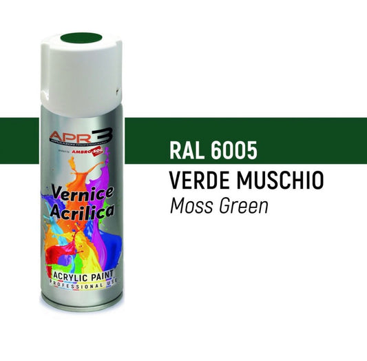 VERNICI ACRILICO VERDE MUSCHIO 400ML