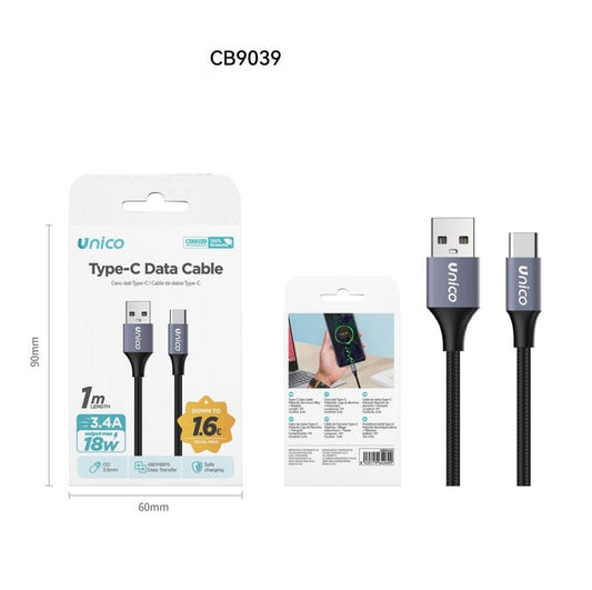 UNICO  CAVO 3.4A 1M CB9039