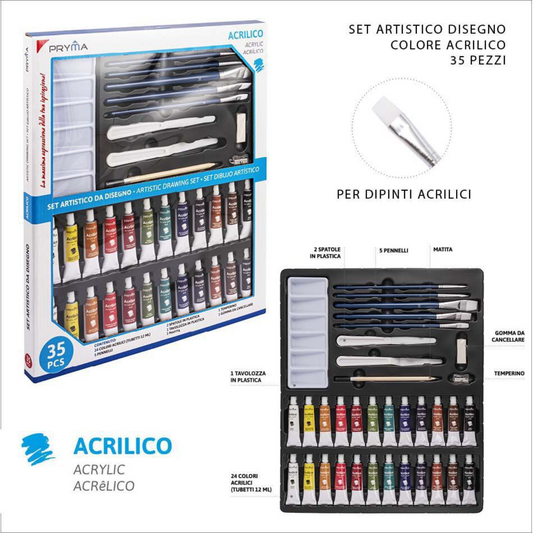 PRYMA set artistico da disegno 35pz