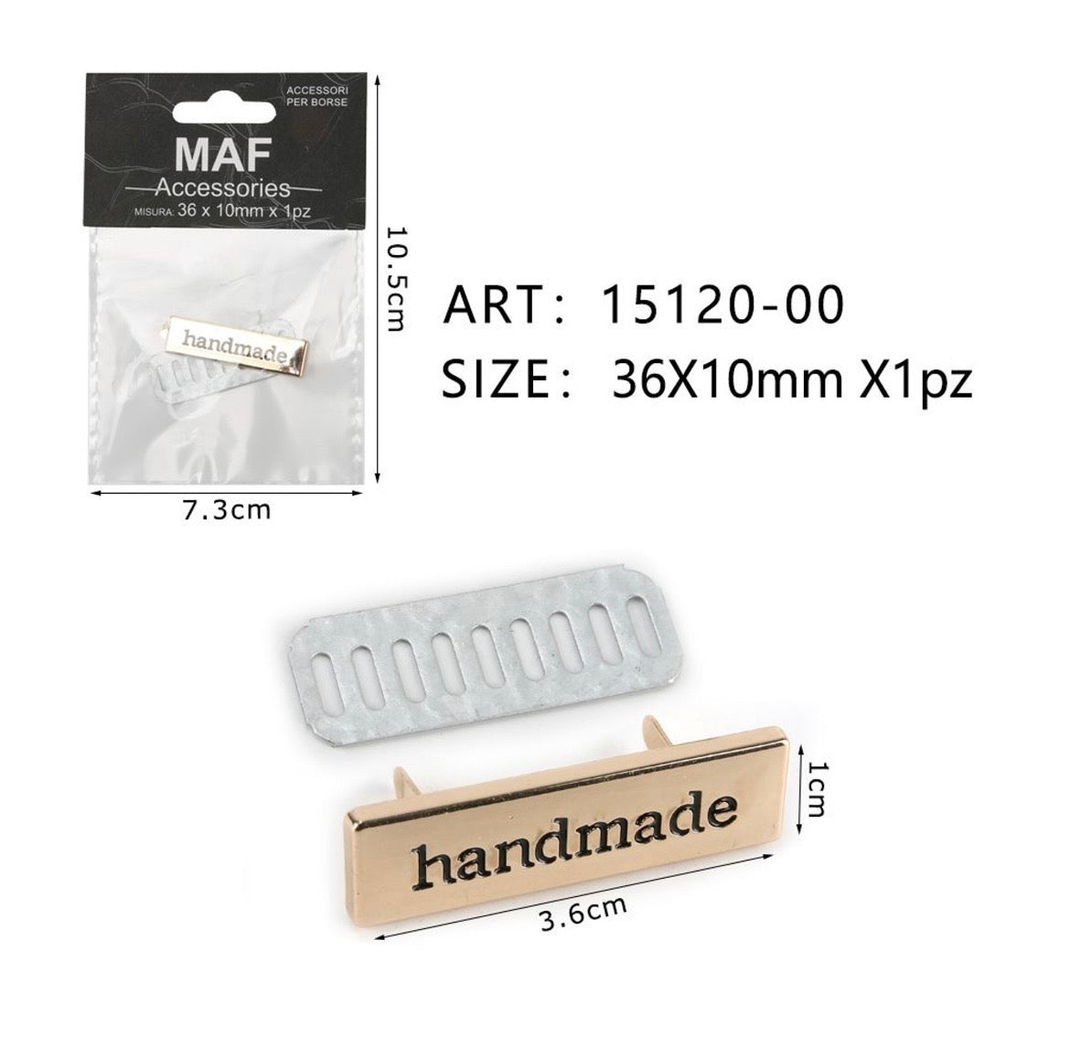 MAF ETICCHETE HANDMADE 15120-00