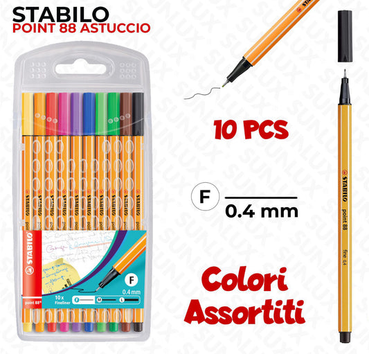 STABILO fineliner point 88  0,4mm 10pz