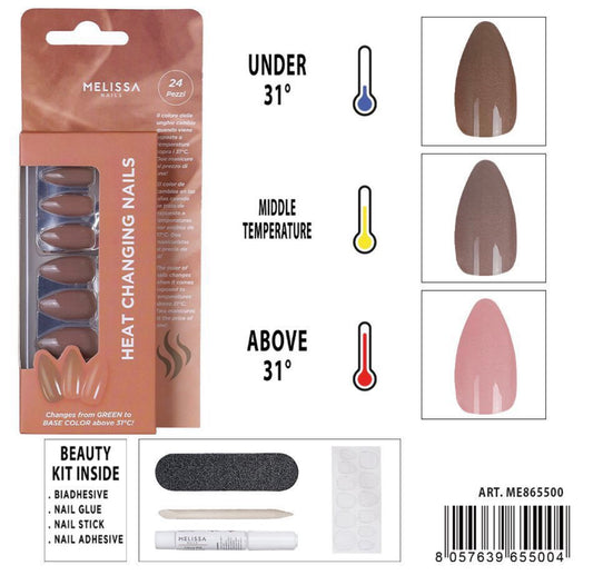 MELLISA unghe finte termiche 24pz