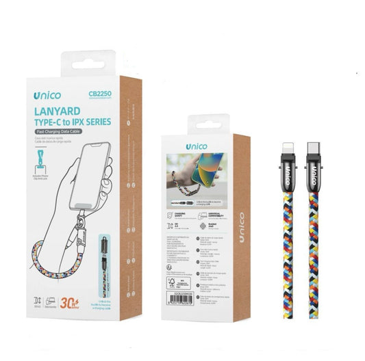 UNICO cavo ricarica rapida type-c to ipx series CB2250