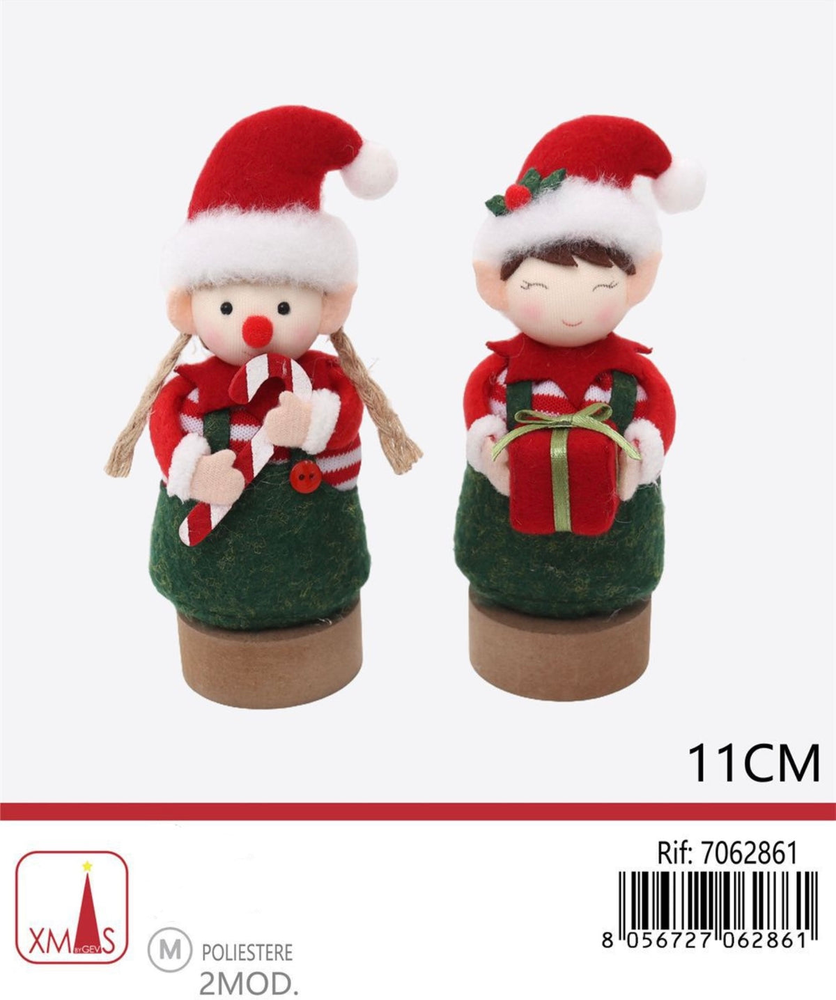 NATALE elfo 11cm