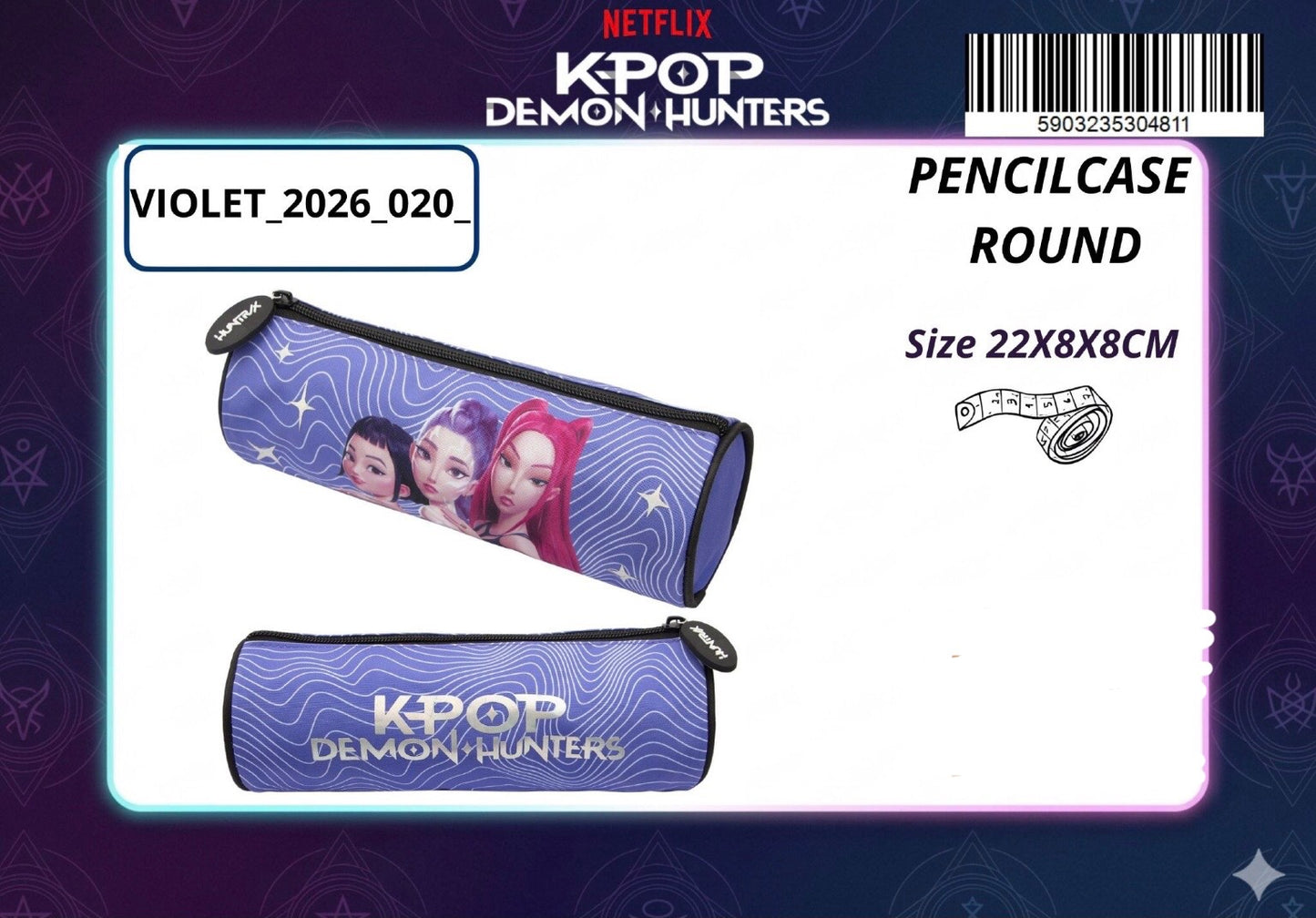 TUBE PENCIL 22x8cm KPOP