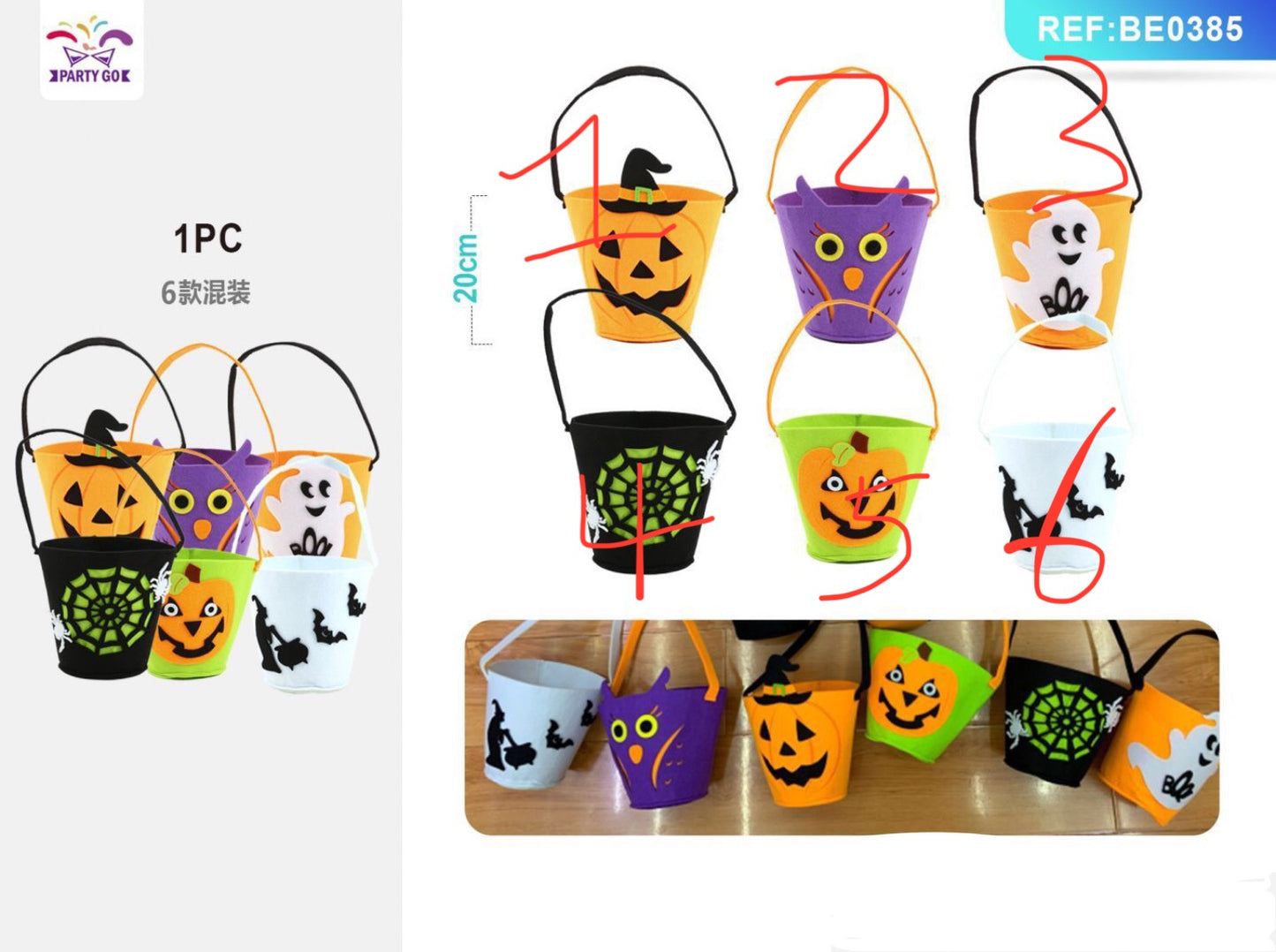 HALLOWEEN sacchetto 20cm