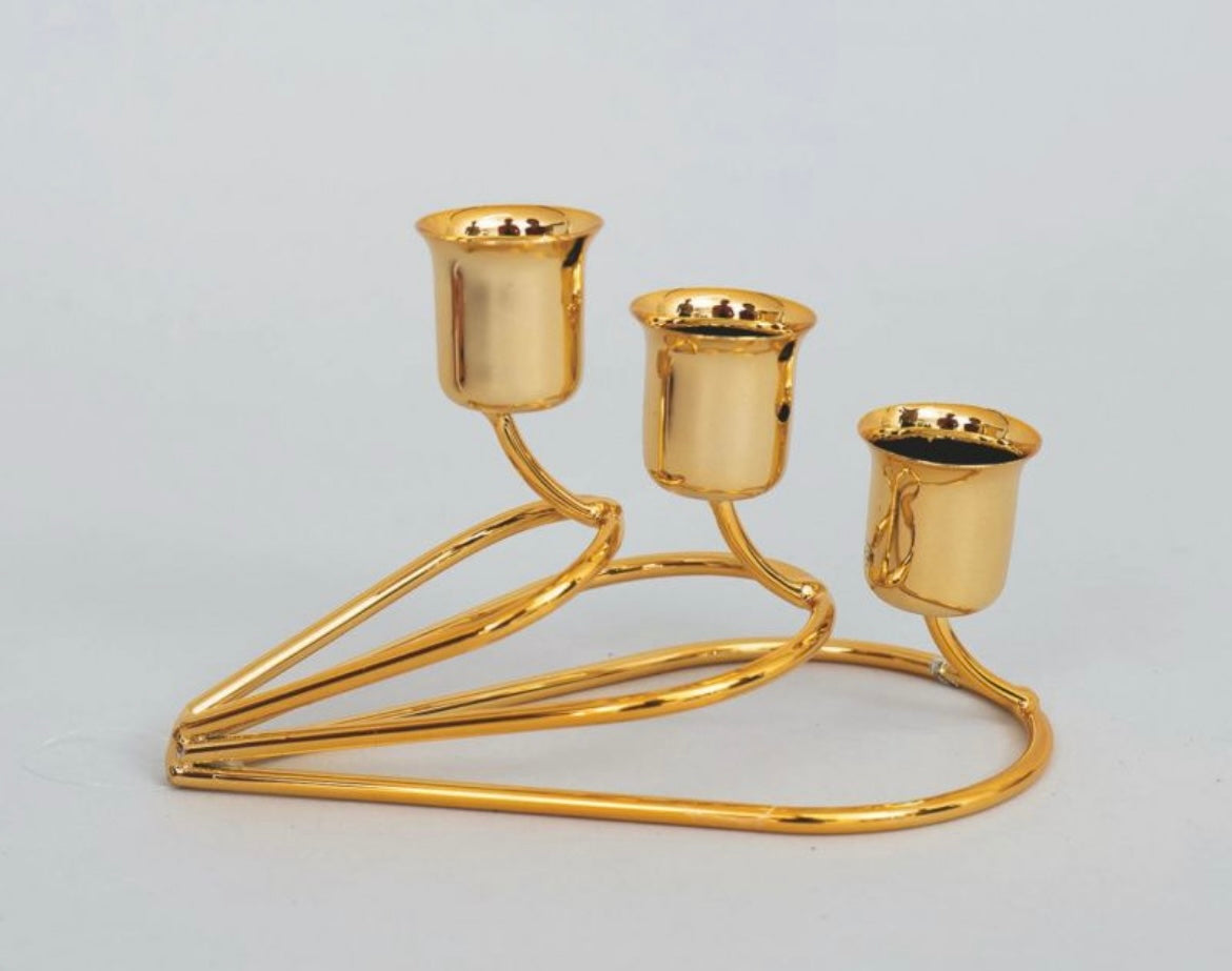 porta candela metallo 15xH11cm