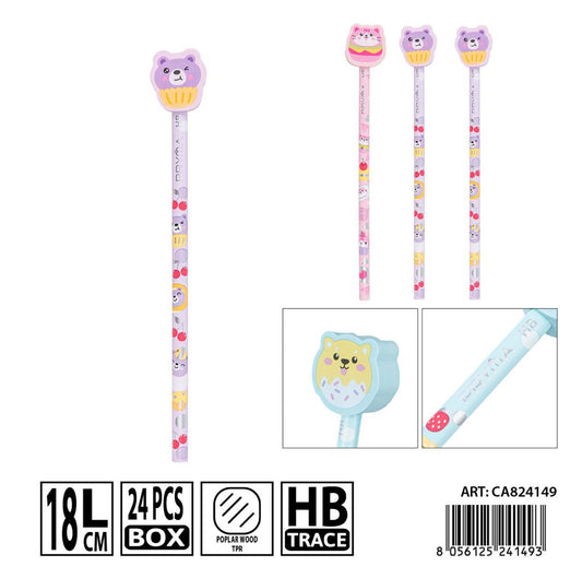 PRYMA L/KAWAII GOMMA MATITA HB 18CM