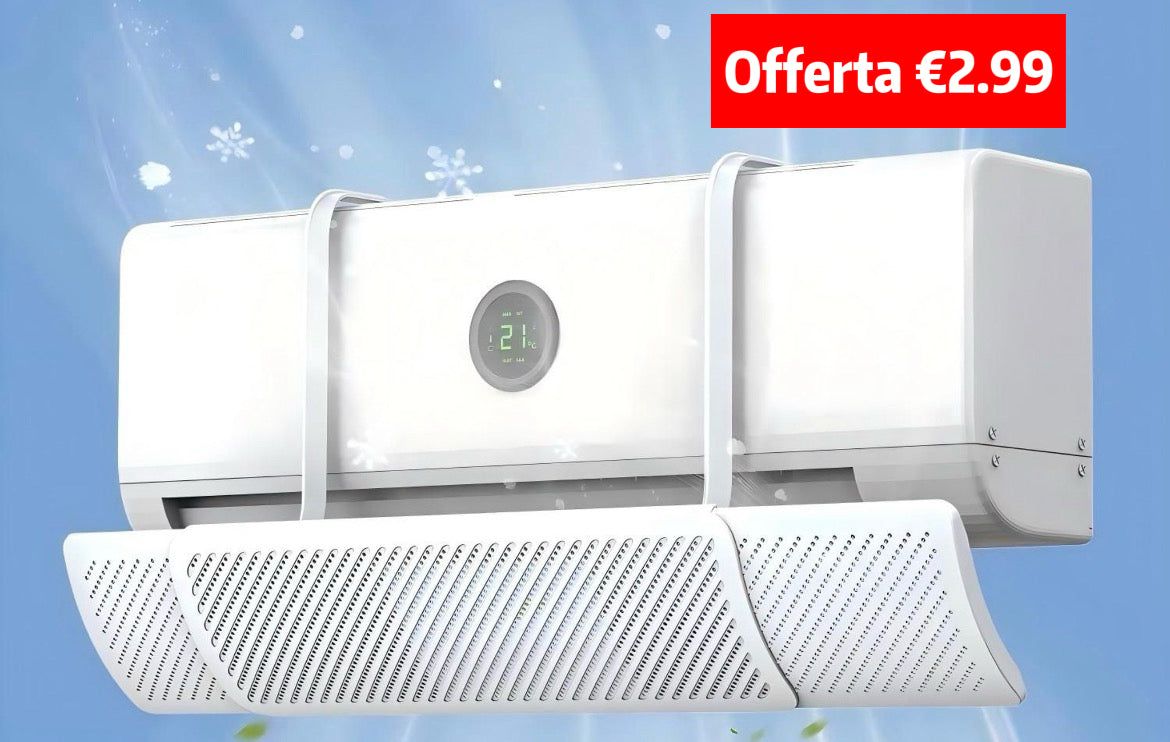 Deflettore estensibile aria condizionata