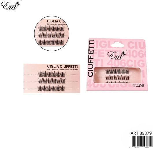 *CIGLIA FINTE CIUFFETTI N.406