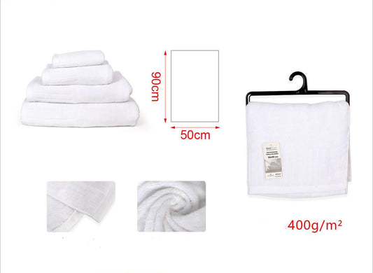 ASCIUGAMANO bianco 50x90cm
