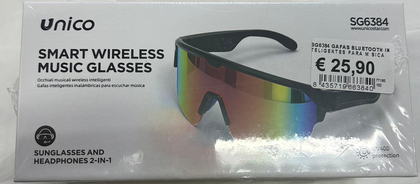 UNICO SMART WIRELESS MUSIC GLASSES SG6384