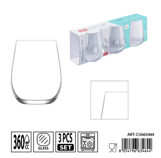 DC CASA bicchiere Parigi 360cc 3pz