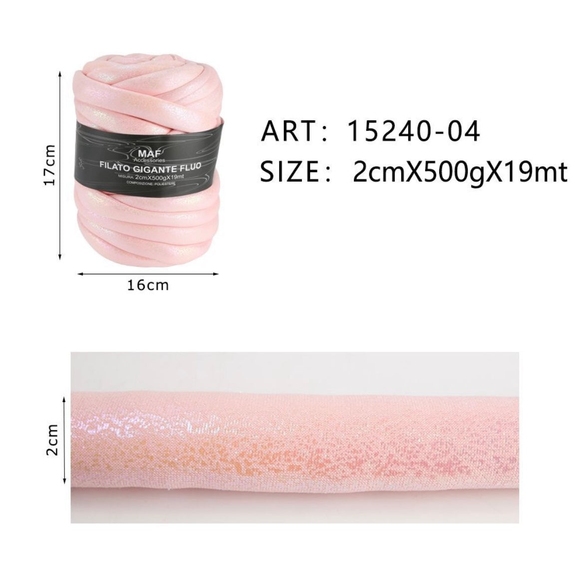 MAF  FILATO GIGANTE FLUO 15240-04