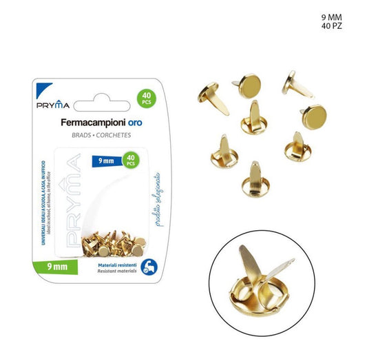 PRYMA FERMACAMPIONI 25MM 30PZ ARGENTO