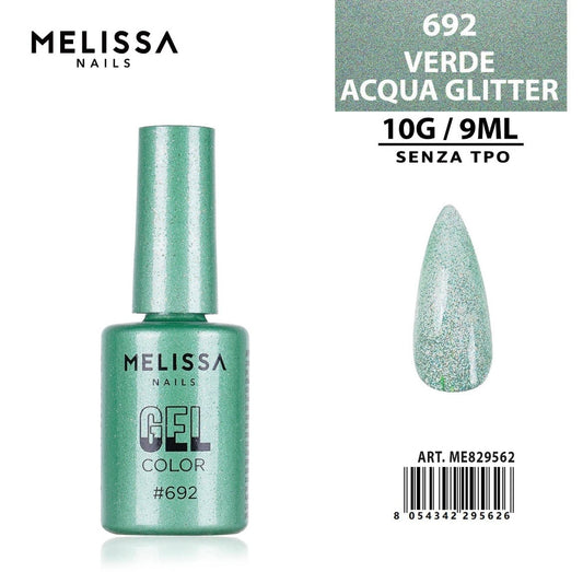 MELISSA SMALTO GEL UNGHIE 9ML N.692 VERDE ACQ. GL