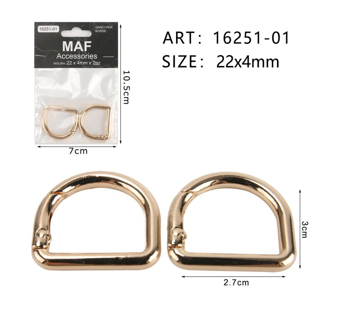 MAF GANCI PER BORSE 16251-01