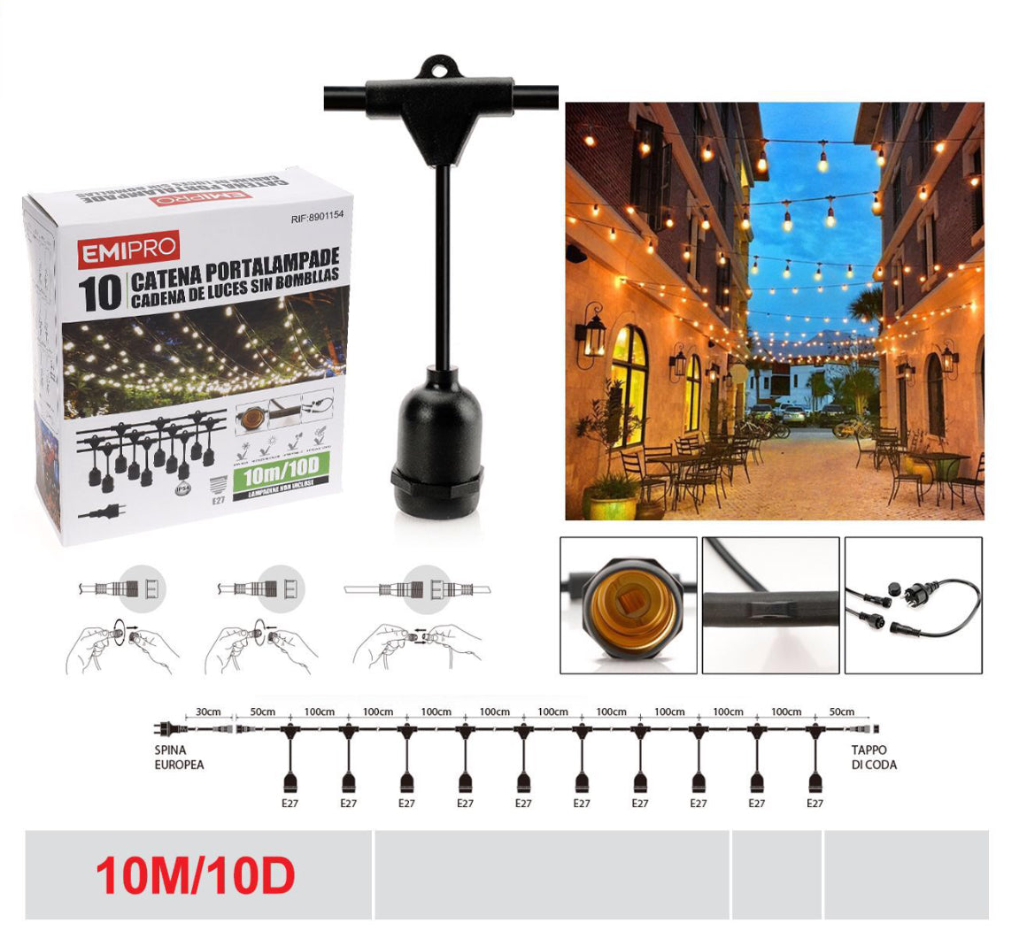 EMI CATENA portalampada 10M/10D