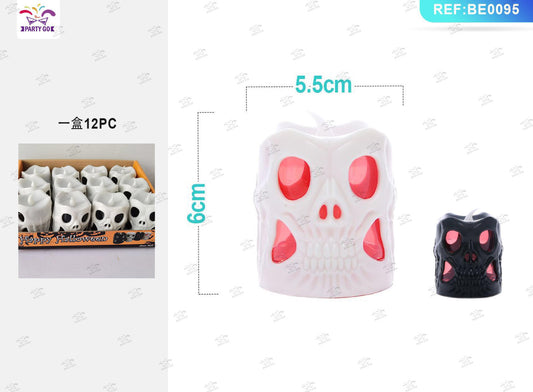 HALLOWEEN lampadine luce scheletro 6x5cm