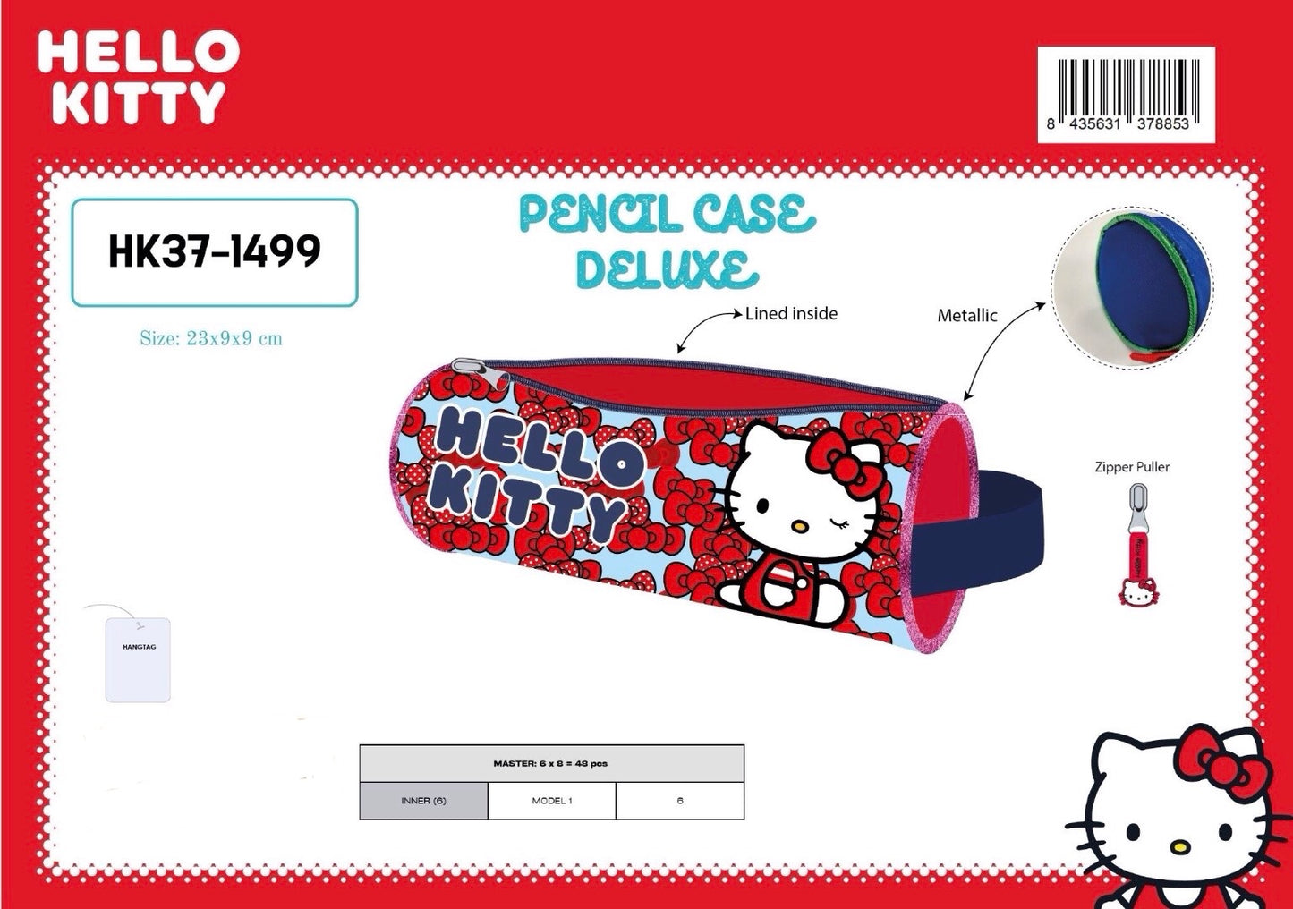 TOMBOLINO rotondo 23x9cm HELLO KITTY