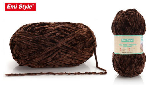 FILATI effetto velluto caffe scuro 100g