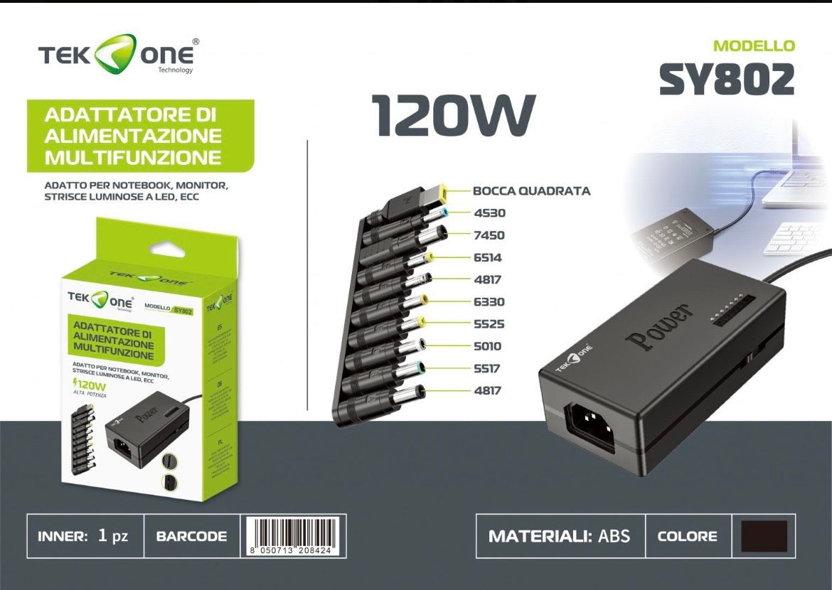 TEK ONE TRASFORMATORE UNIVERSALE  SY802