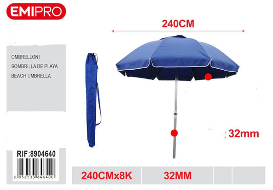 EMI OMBRELLONI 240CM*8K 32MM