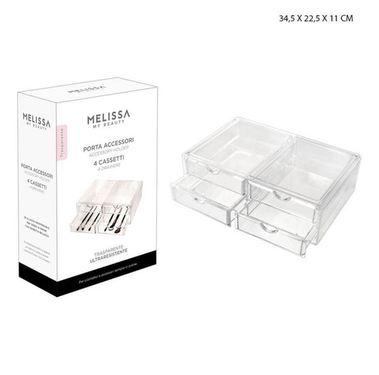 MELISSA porta accessori 4cassetti