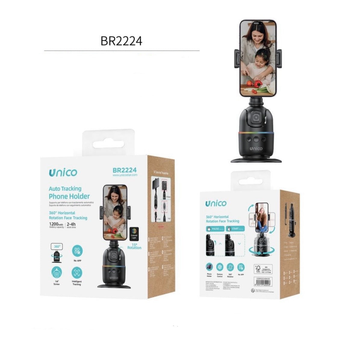 UNICO PANORAMICA/INCLINAZIONE INTELLIGENTE A 360  IN STREAMING LIV BR2224