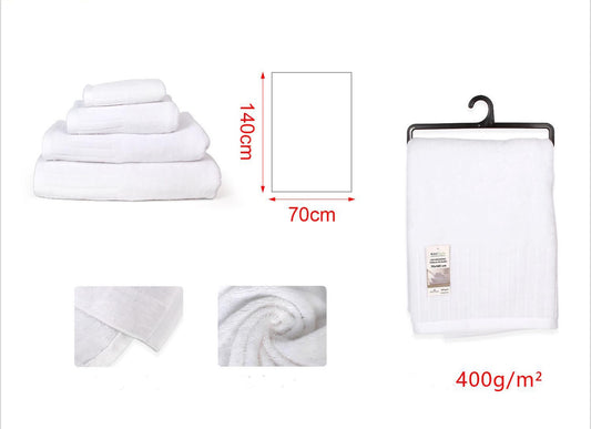 ASCIUGAMANO bianco 70x140cm