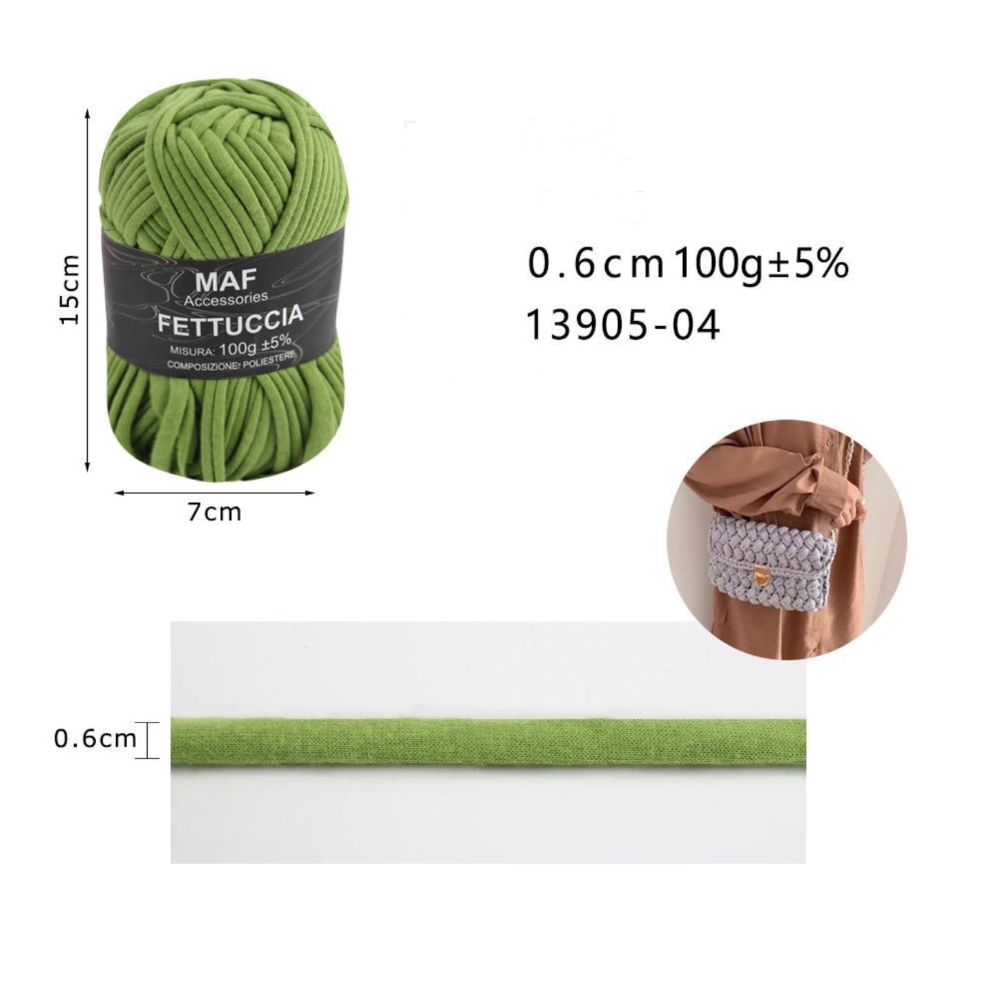 FETTUCCIA 0,6cm/100g 13905-04