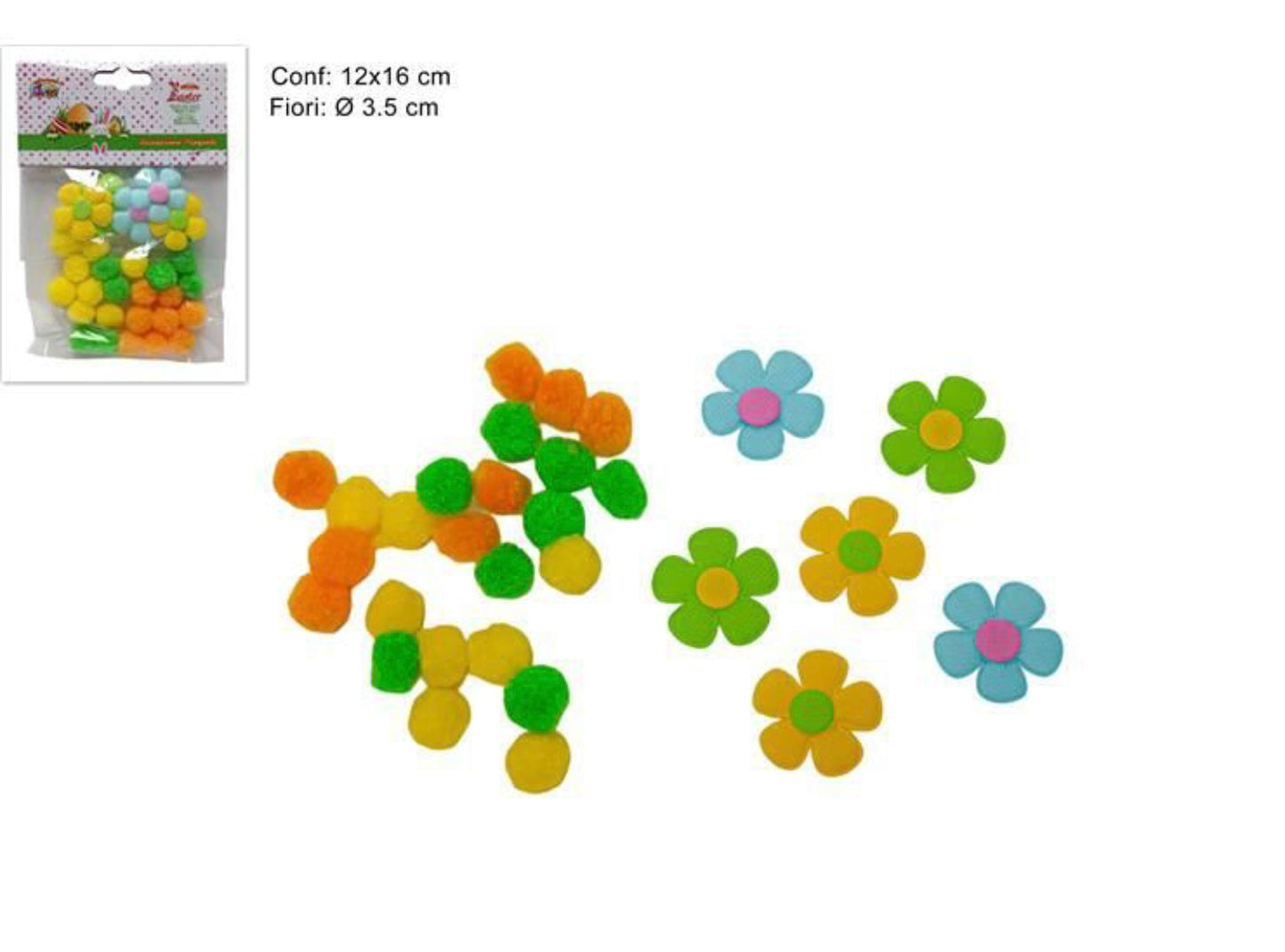 PASQUA decorazione fiore tessuto