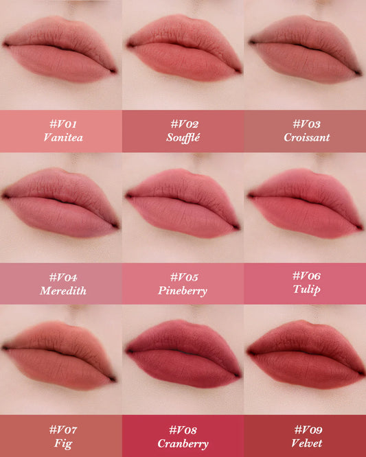 FLOWERKNOWS velvety matte lip cream