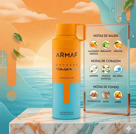 ARMAF odyssey mandarin body spray 200ml